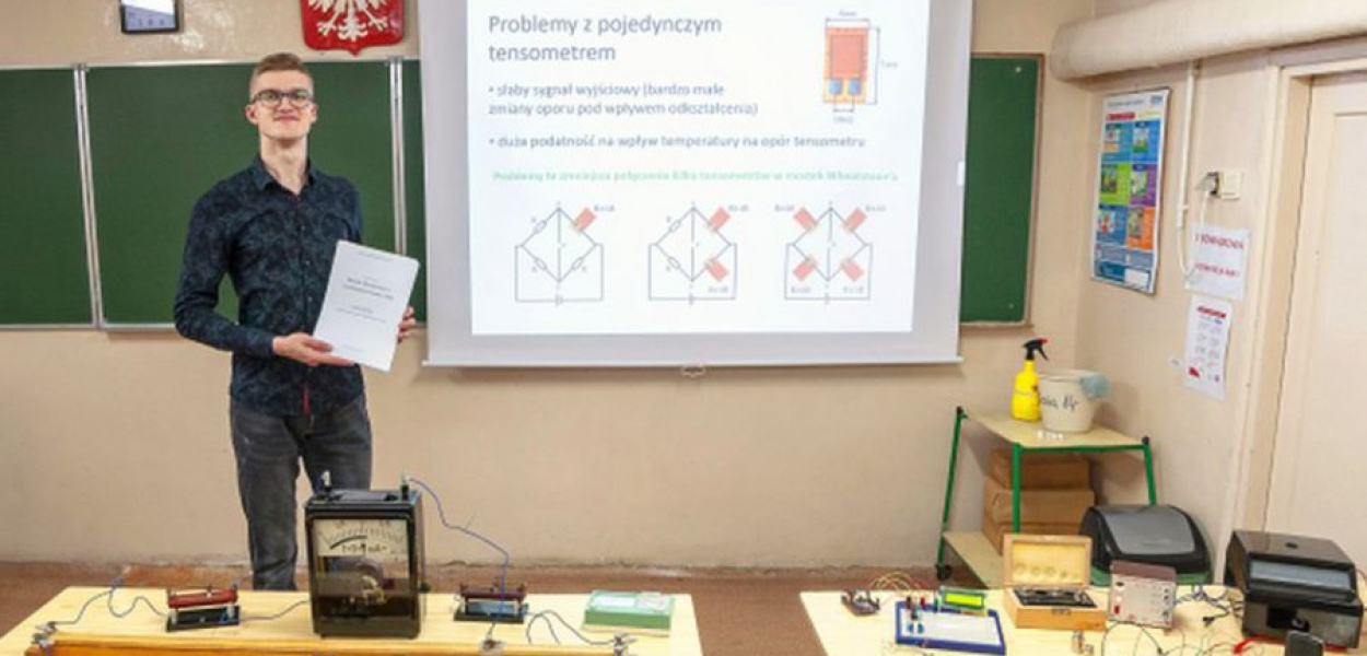Daniel Kmiecik, fot. udostępnione przez Zespół Szkół Ekonomiczno-Chemicznych w Trzebini