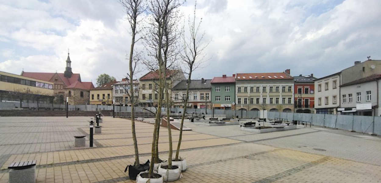 Rynek w Chrzanowie po remoncie