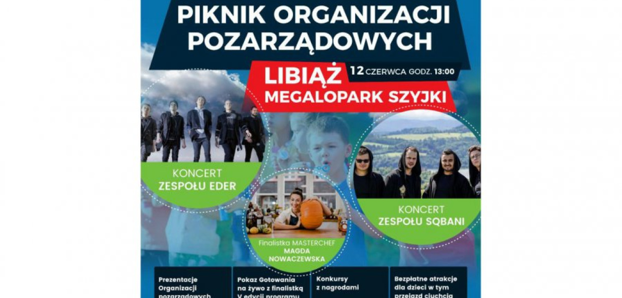 Piknik odbędzie się w Megalopark Szyjki przy ulicy Stawowej w Libiążu