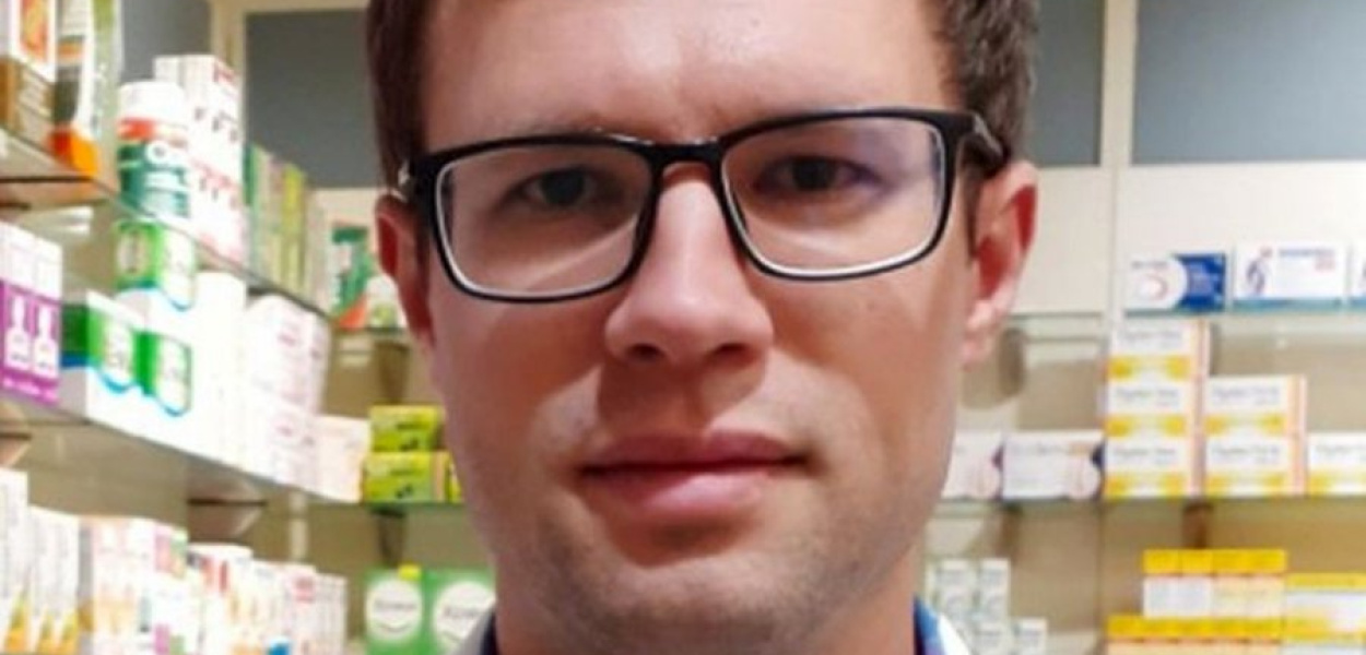 Tomasz Bartosik z Chrzanowa jest farmaceutą od ośmiu lat