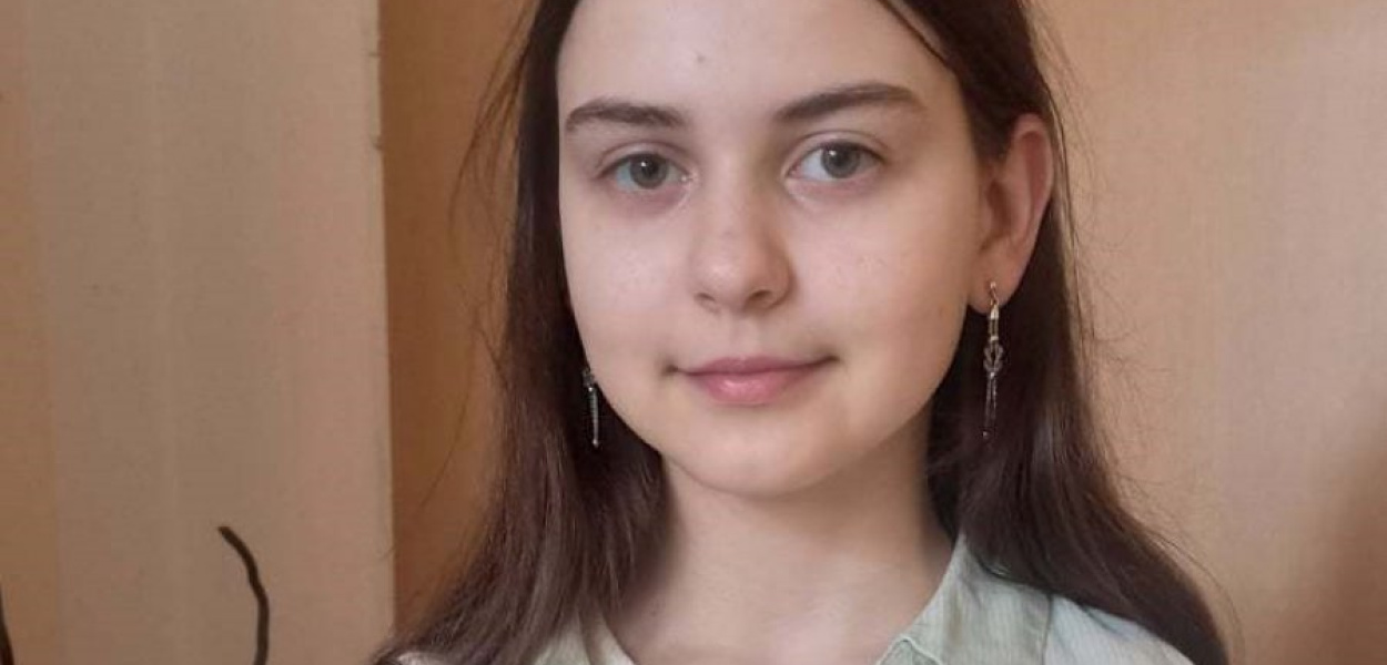 Inga Zając, laureatka konkursu z języka polskiego. Fot. SP10