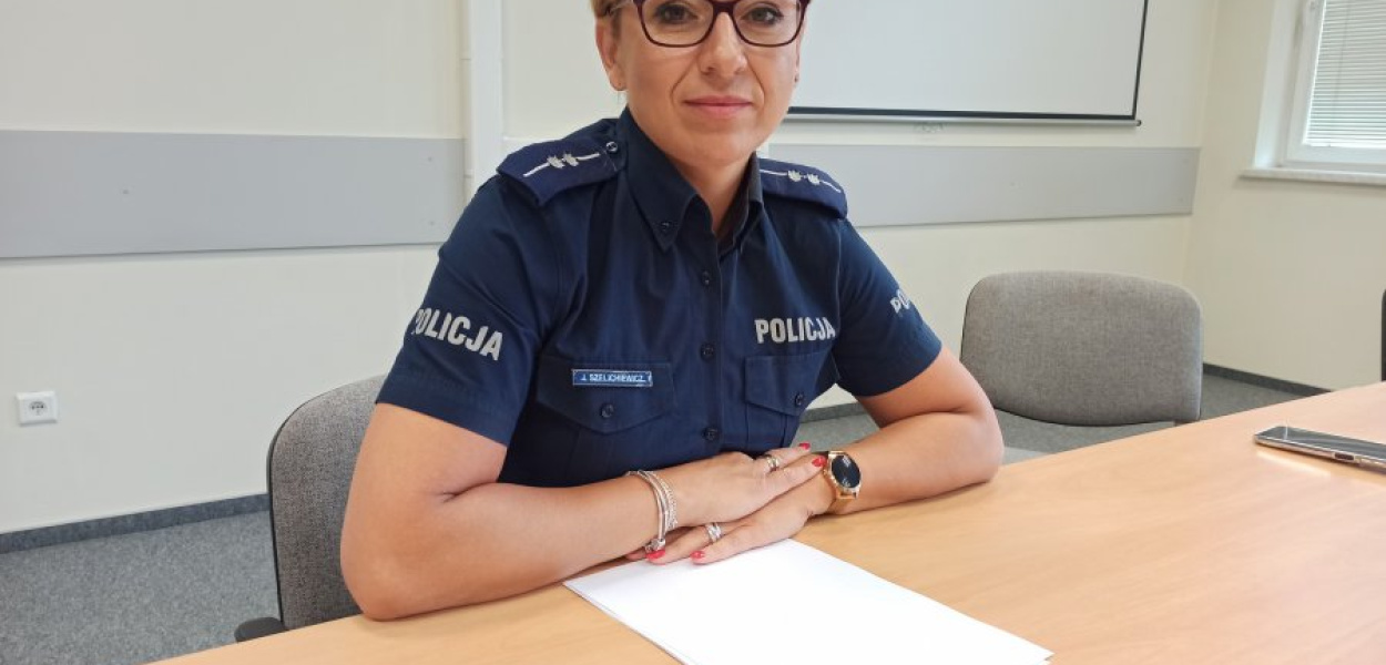 Iwona Szelichiewicz z KPP Chrzanów. Fot. NF