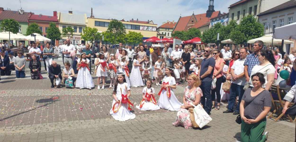 Procesja na chrzanowskim Rynku