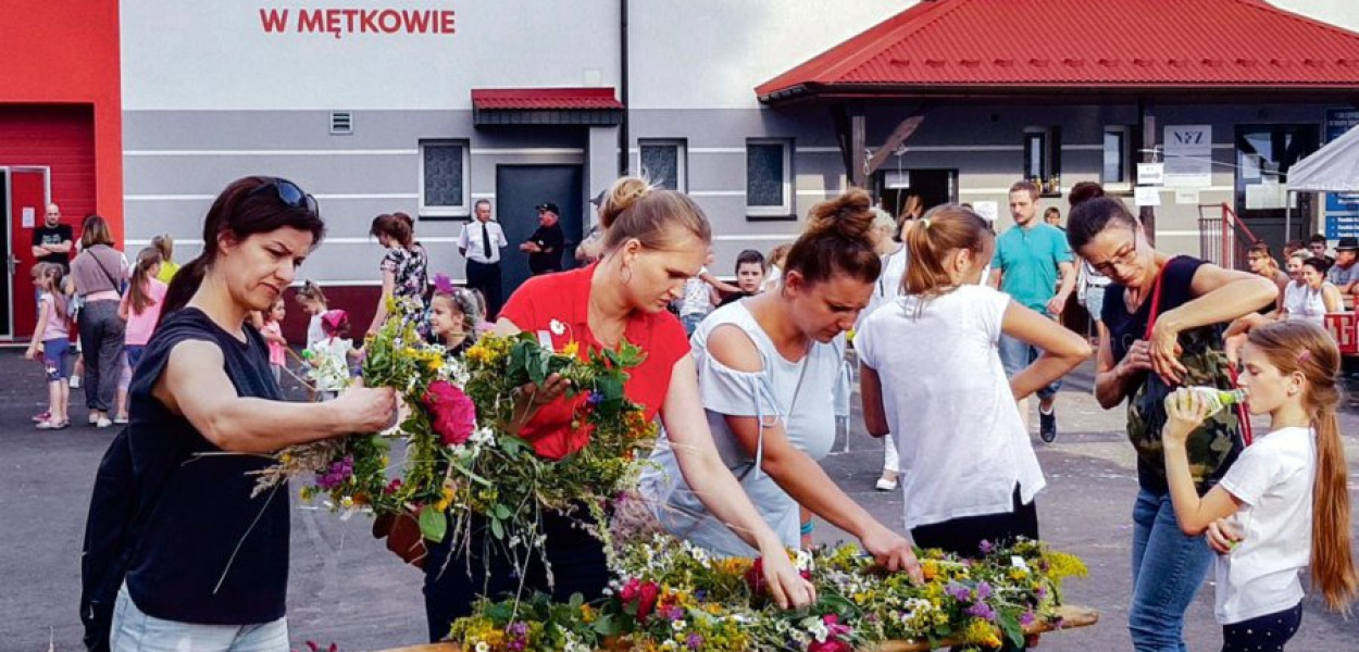 Podczas powitania lata w Mętkowie w 2019 r. Fot. Marek Oratowski