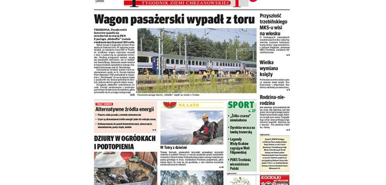 Najnowszy, 26. numer tygodnika &quot;Przełom&quot; . Okladka