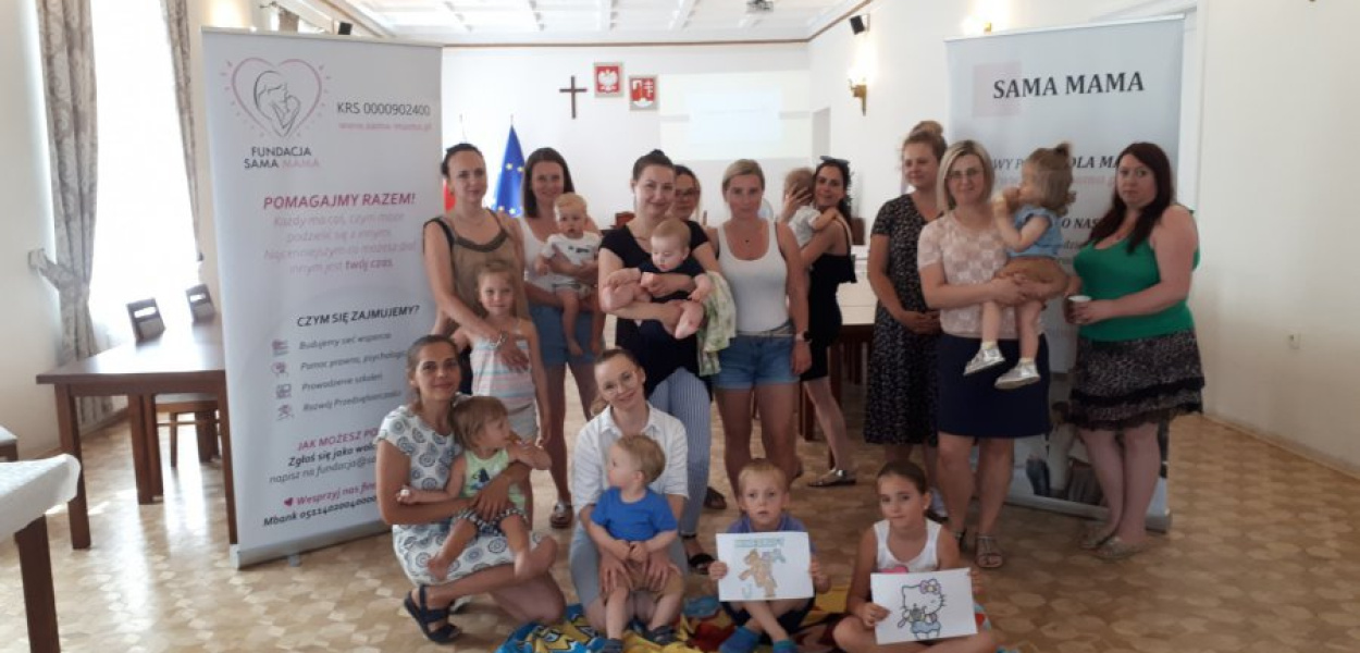 Uczestniczki warsztatów. Fot. Fundacja Sama Mama