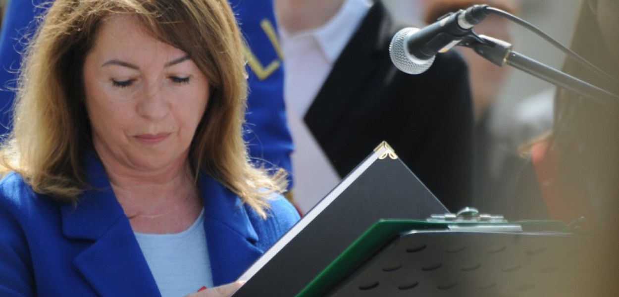 Burmistrz Alwerni Beata Nadzieja-Szpila