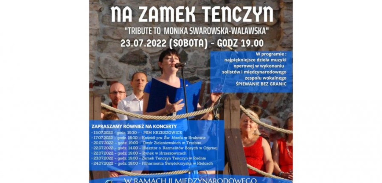 W sobotę na zamku Tenczyn będzie można posłuchać muzyki operowej