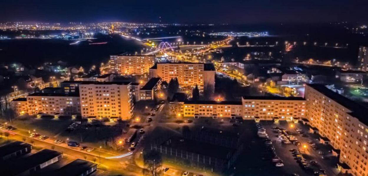Chrzanów nocą. FOT. Michał Tomaszewski