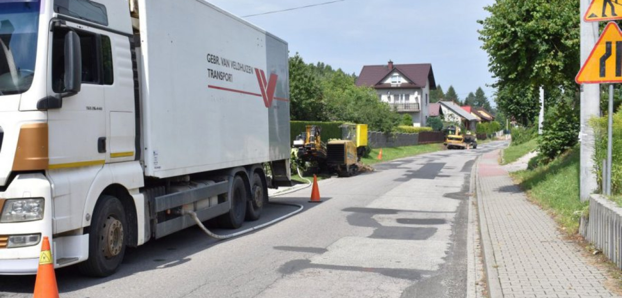 Prace prowadzone są metodą bezwykopową. fot. Wodociągi Chrzanowskie