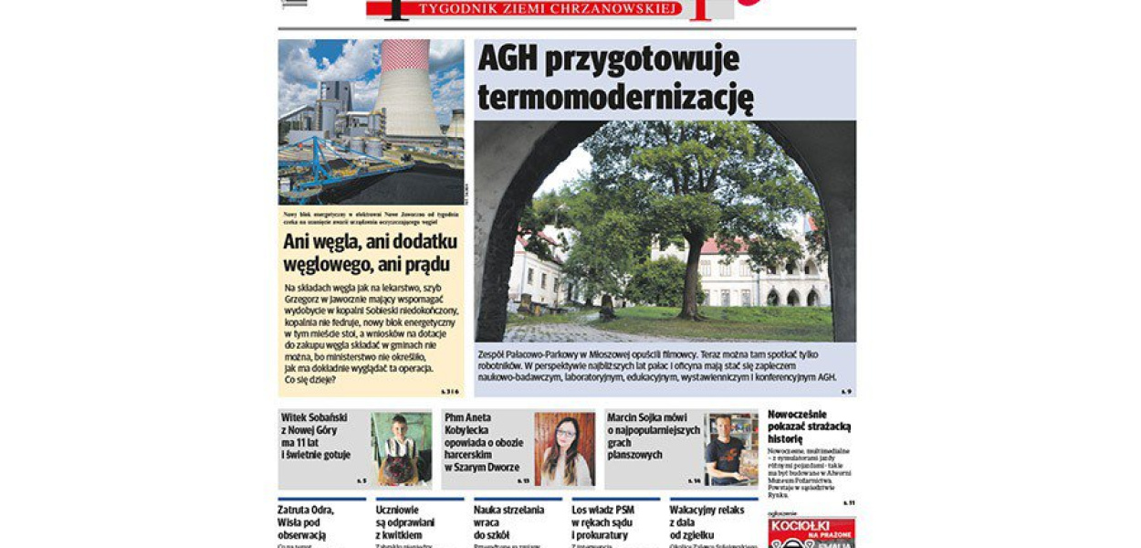 Okładka 33. numeru tygodnika &quot;Przełom&quot;