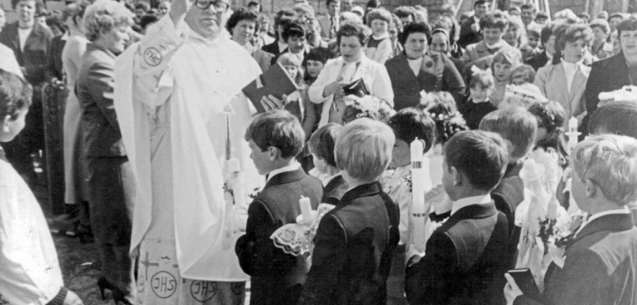 ks. Eugeniusz Najbor był proboszczem przez 34 lata, fot. archiwum parafii w Żarkach
