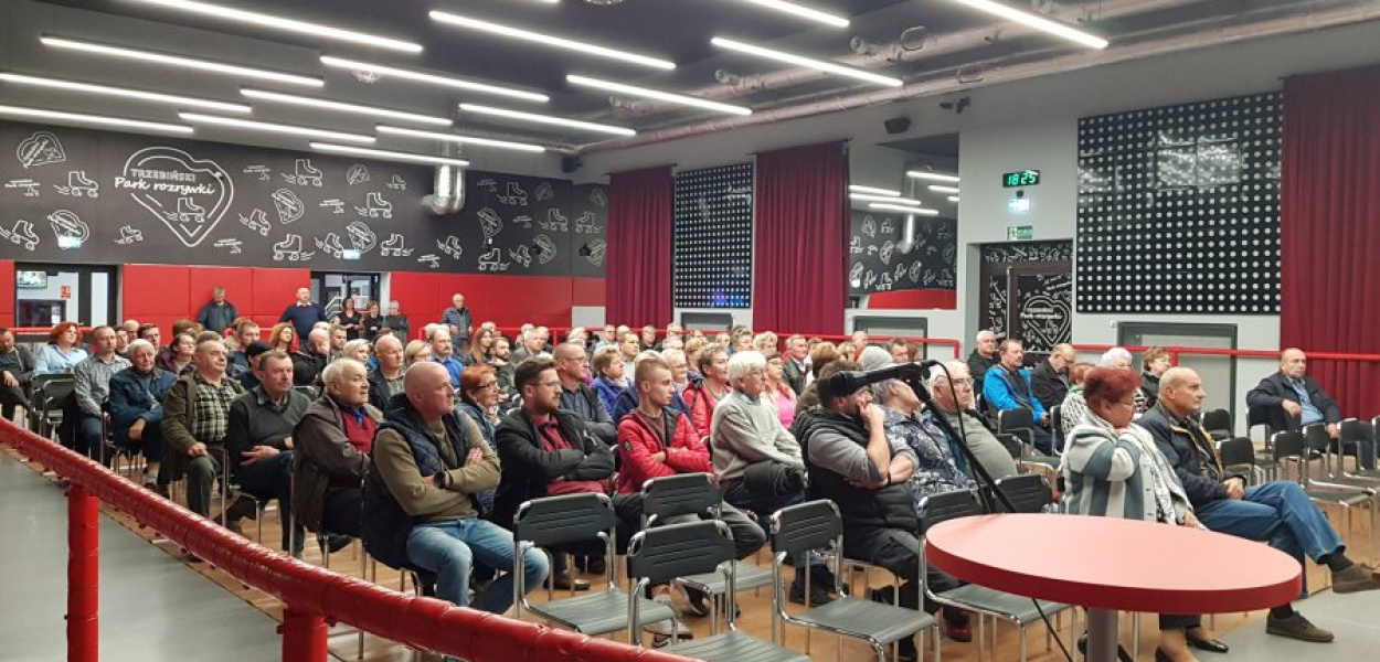 Zebranie wiejskie w Myślachowicach