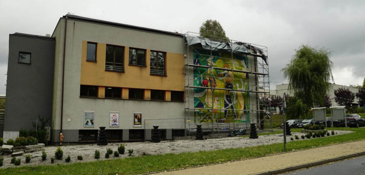Mural ekologiczny przy ul. Górniczej w Libiążu FOT. LCK