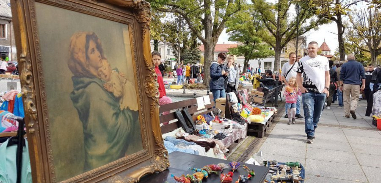 Podczas jednego z pchlich targów w Krzeszowicach