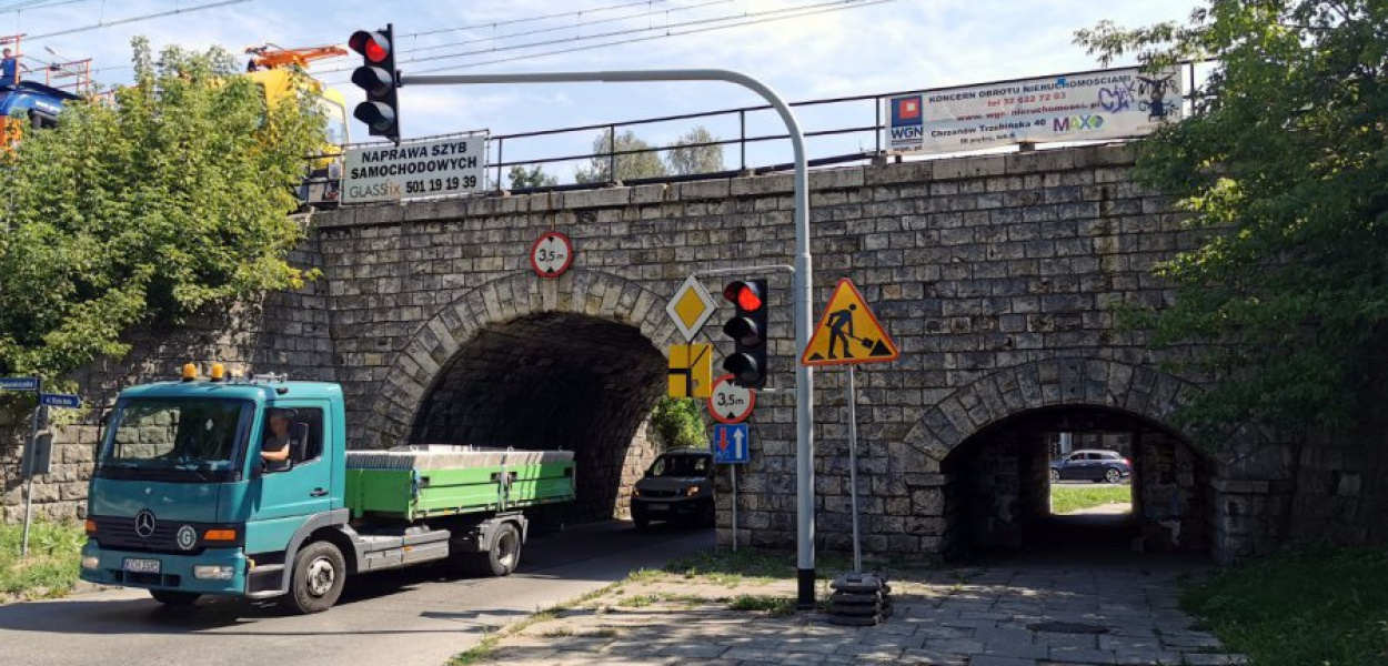 Wiadukt kolejowy nad ul. Sienną w Chrzanowie