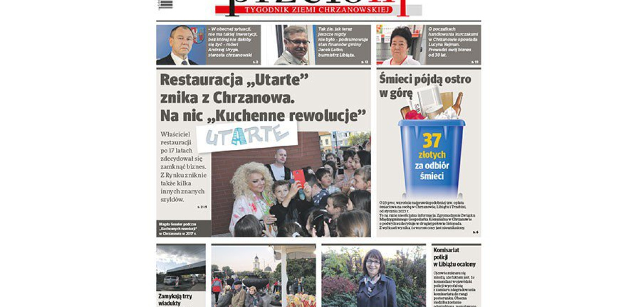 Okładka 43. numeru tygodnika &quot;Przełom&quot;