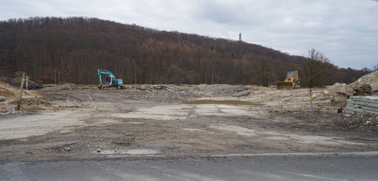Dawne tereny zalewowe wzdłuż ul. Prusa w Alwerni zamieniły się w inwestycyjne