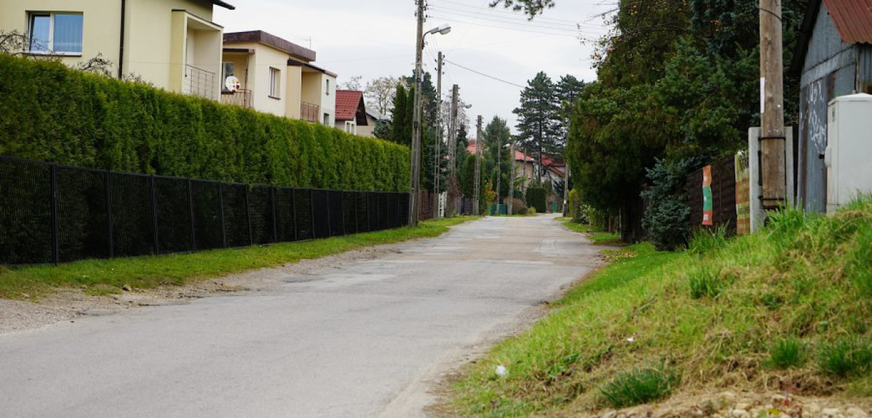 Ul. Mydlana w Chrzanowie nie jest na razie przystosowana do większego ruchu samochodowego