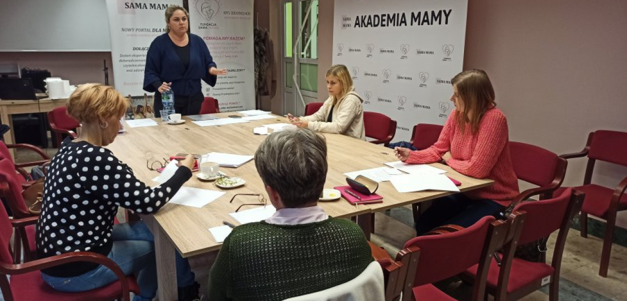 Poniedziałkowe warsztaty &quot;Akademia Mamy&quot;. Fot. NF
