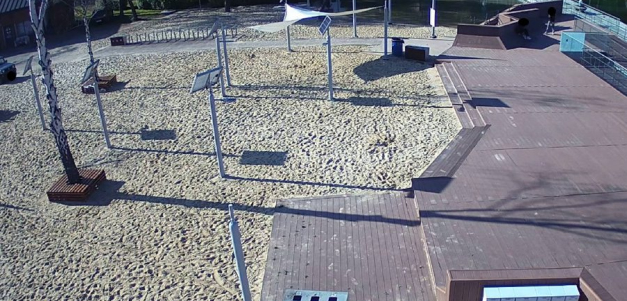 Zapis z nagrania kamery monitoringu