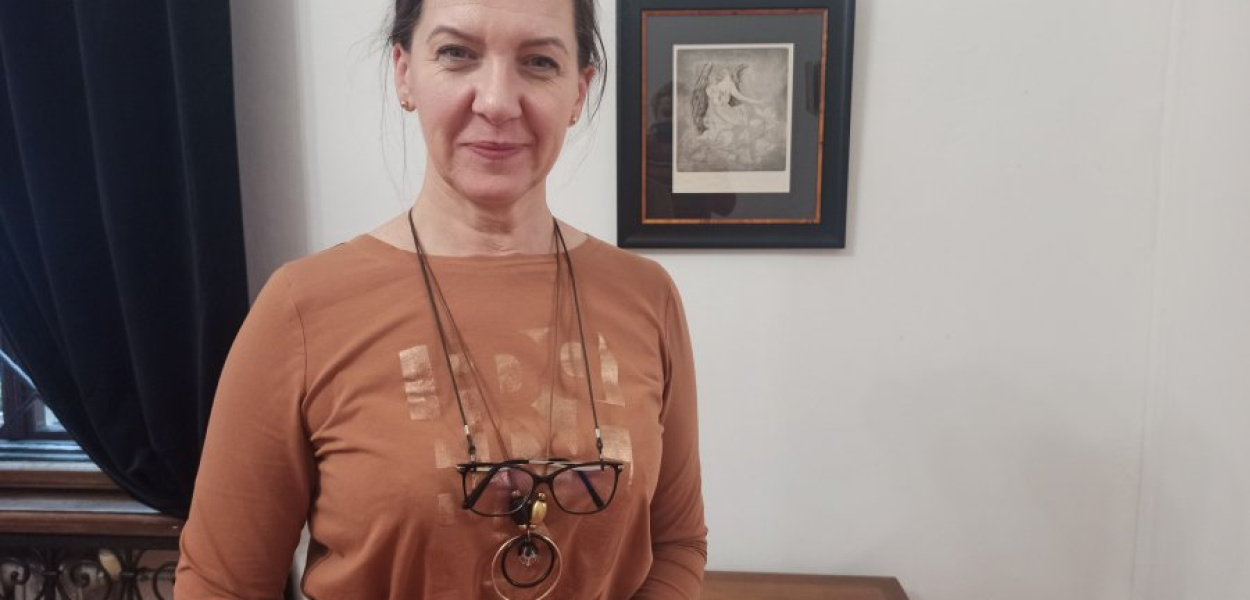 Marta Gawor, kustosz chrzanowskiego Muzeum. Fot. NF