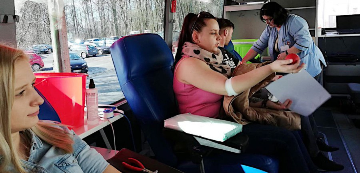 Jedna z wielu poprzednich akcji oddawania krwi w Alwerni. FOT. GMINA ALWERNIA