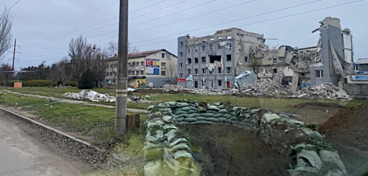Zdjęcie Chersonia zrobione przez mera Hoszczy Mykolę Panczuka. ŹRÓDŁO: FB burmistrz Beaty Nadziei-Szpili