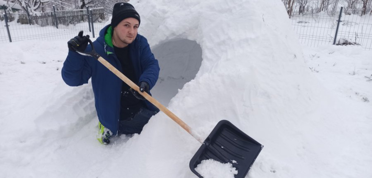 Igloo pana Patryka z Chrzanowa. Fot. NF