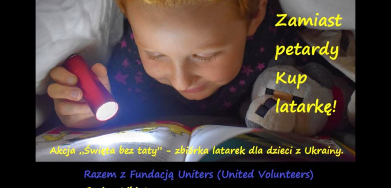 Każdy może pomóc i podarować niewielką latarkę dla ukraińskich dzieci