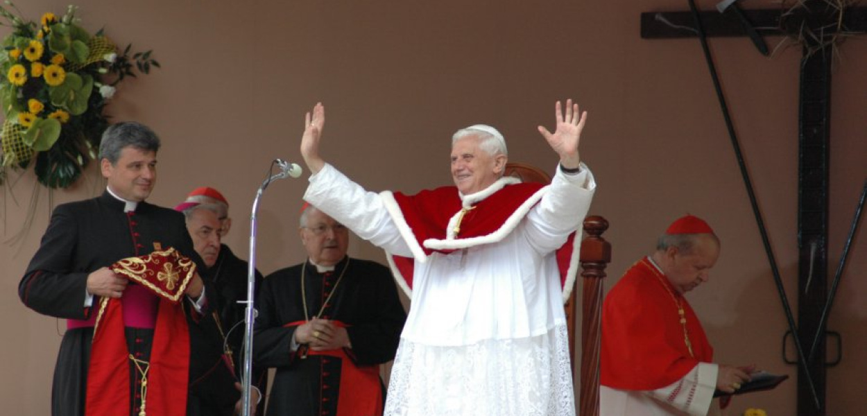 Podczas pielgrzymki w Polsce w 2006 roku                  fot. Tadeusz Jachnicki