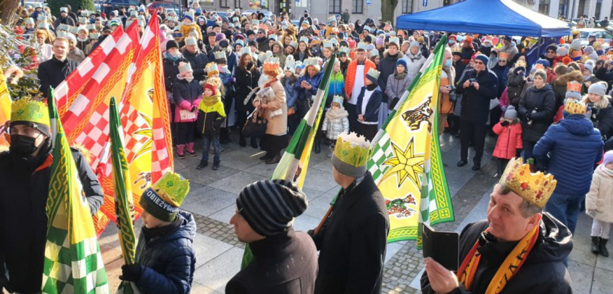 Podczas ubiegłorocznego Orszaku Trzech Króli w Krzeszowicach