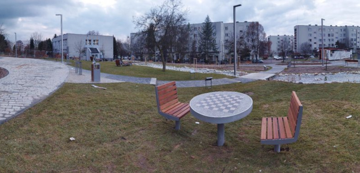 Park kieszonkowy na osiedlu Południe w Chrzanowie