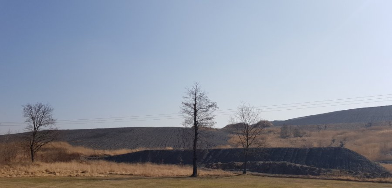 Hałda odpadów pogórniczych w Libiążu
