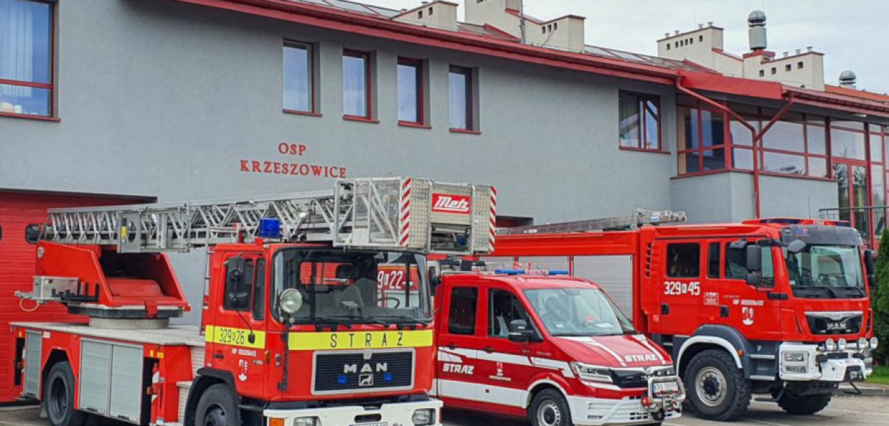 Trwa licytacja zwiedzania remizy w Krzeszowicach. FOT. archiwum OSP Krzeszowice