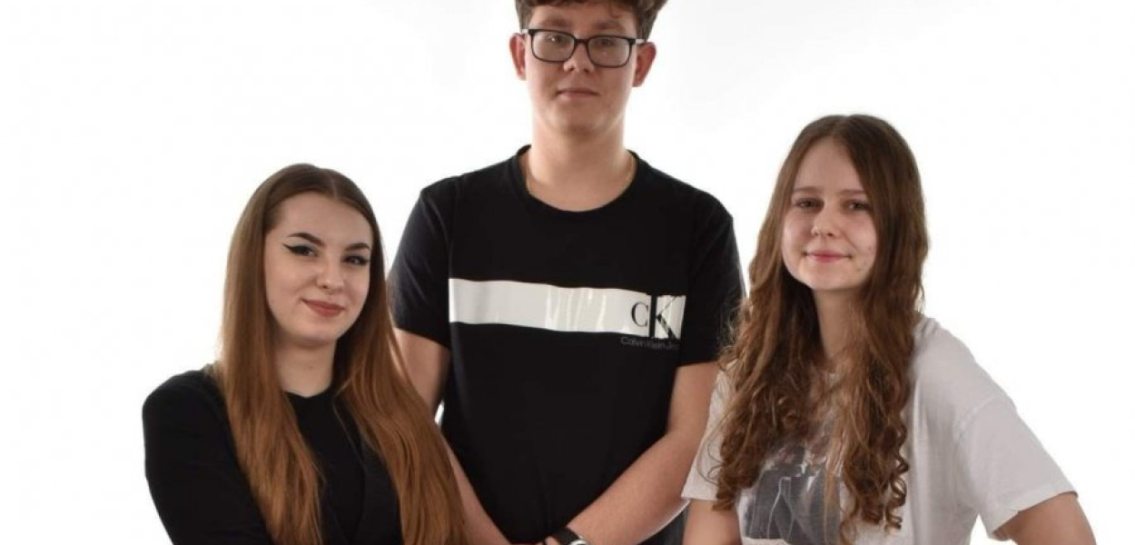 Kinga Dziurdzikowska, Patryk Grabania i Anna Bień 