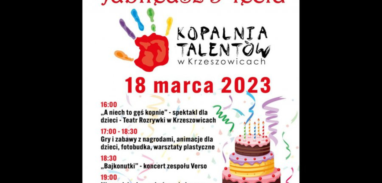 W sobotę zaplanowano jubileusz Kopalni Talentów w Krzeszowicach