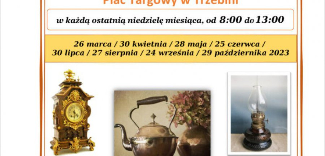Plakat Pchlego Targu w Trzebini