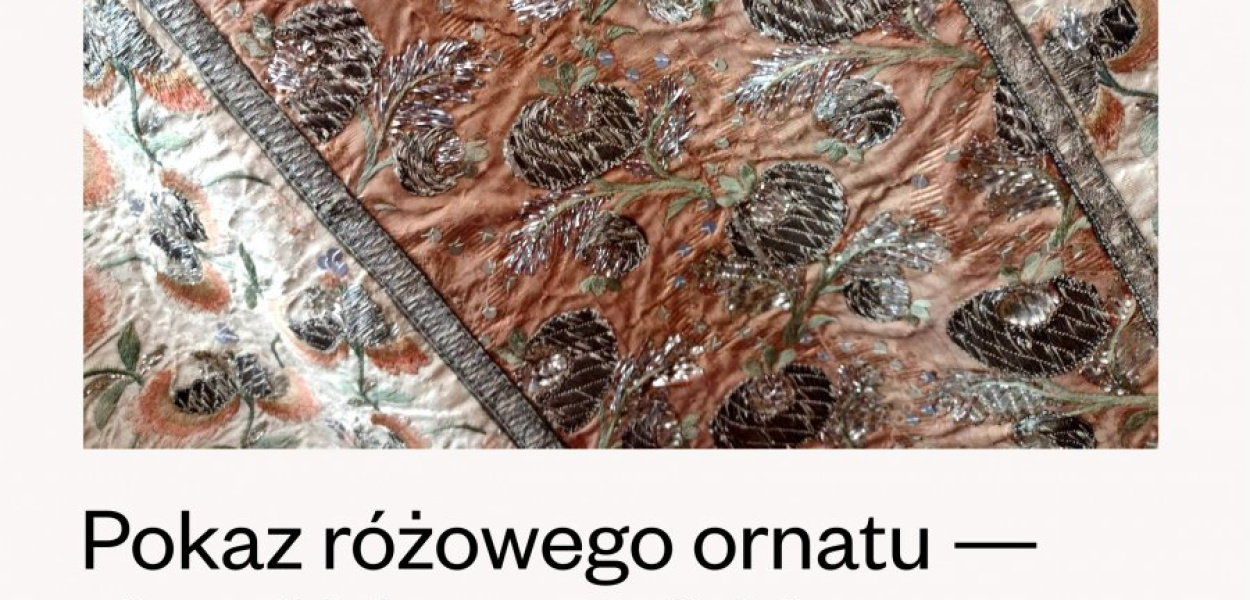 Różowy ornat Loewenfelda w Muzeum w Chrzanowie