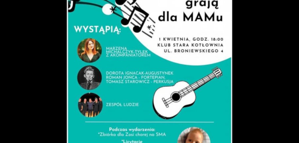 W sobotę 1 kwietnia w Starej Kotłowni odbędzie się koncert charytatywny