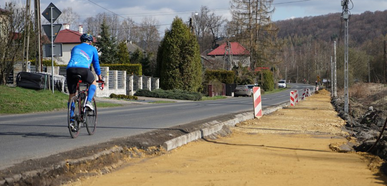 Budowa ścieżki pieszo rowerowej wzdłuż ul. Prusa w Alwerni