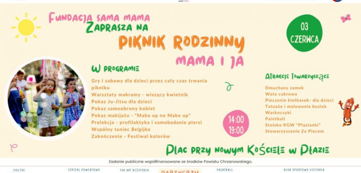 Fundacja Sama Mama zaprasza na piknik