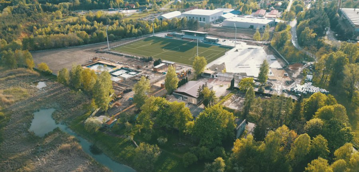 Dawna baza wodociągów i modernizowany ośrodek sportowo-rekreacyjny na chrzanowskich Kątach