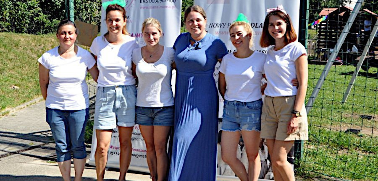 Podczas zeszłorocznego pikniku rodzinnego w Dulowej, zorganizowanego przez Fundację Sama Mama. FOT. MICHAŁ KORYCZAN