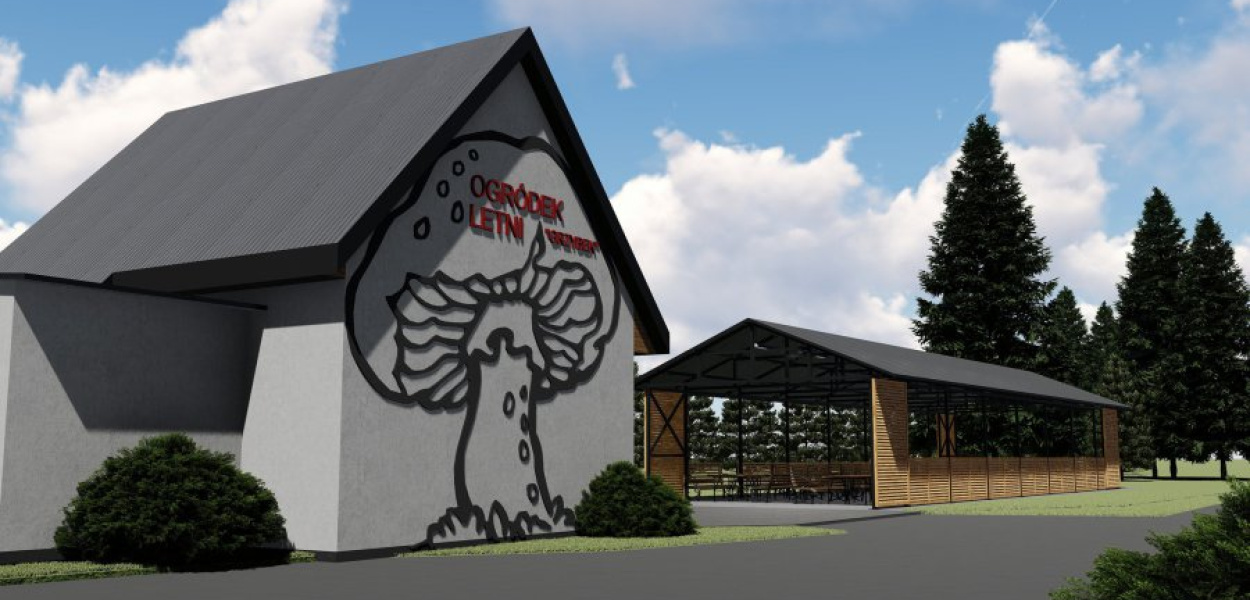 Wizualizacja balińskiego Grzybka po modernizacji. MATERIAŁ UM CHRZANÓW