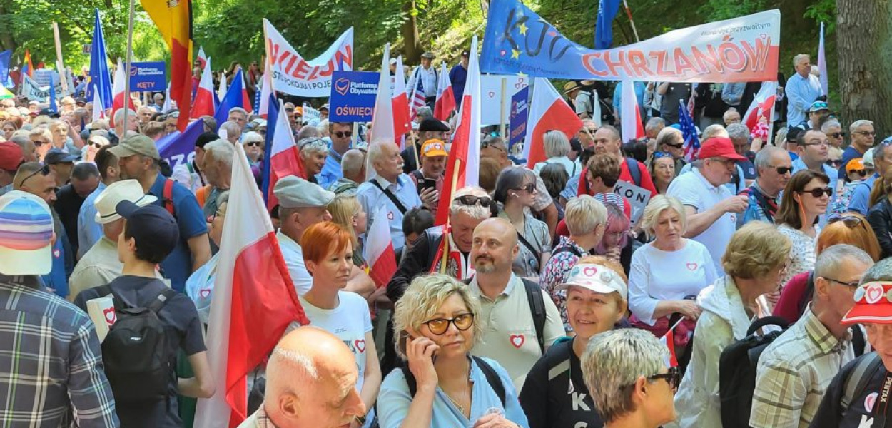 Chrzanowski akcent podczas niedzielnego Marszu Wolności w Warszawie