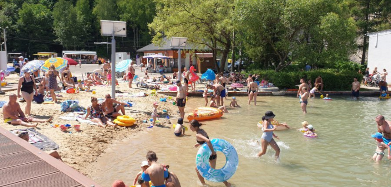 Nad trzebińskim Balatonem