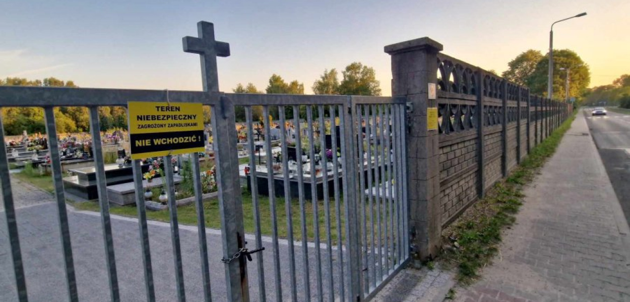 Cmentarz w Trzebini Sierszy przy ul. Jana Pawła II