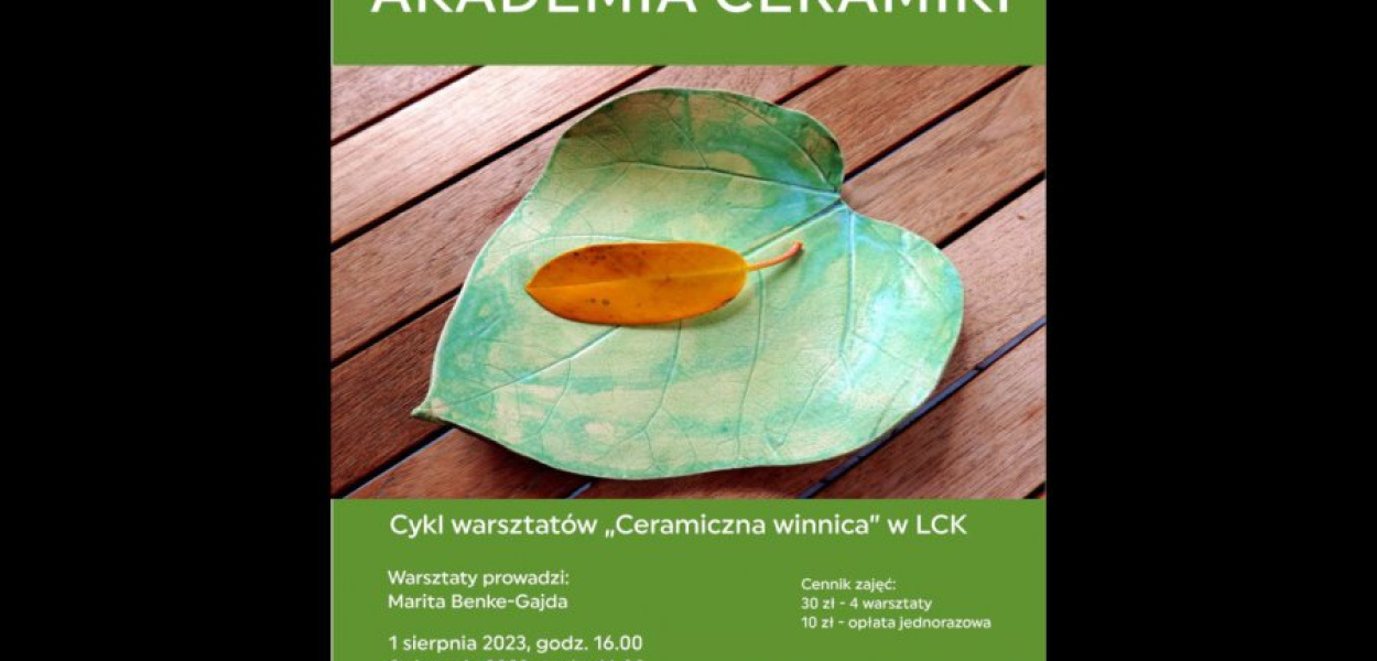 W Libiąskim Centrum Kultury organizowane będą warsztaty ceramiczne
