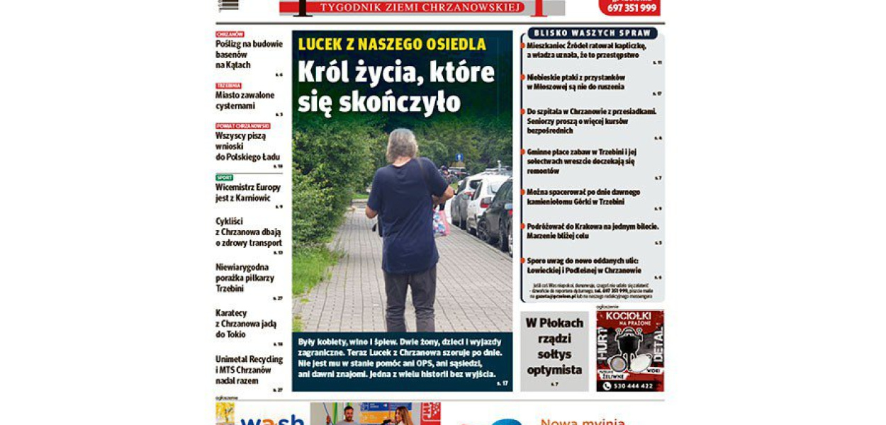Okładka 31. numeru tygodnika &quot;Przełom&quot;